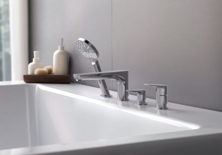 Смеситель Aquatek БЕТТА AQ1148CR на борт ванны хром