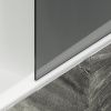 Душевая шторка на ванну Maybah Glass MGV-252-1ш 30х140 стекло тонированное профиль белый ориентация универсальная