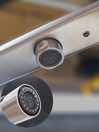 Смеситель для кухни AltroBagno Flusso AltroBagnoFlusso050201Ni на мойку никель