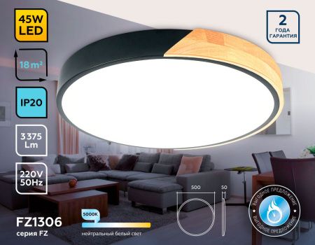 Светильник потолочный Ambrella Light Design (Десигн) FZ1306