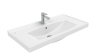 Раковина из сантехнического фарфора Creavit Sera TF200-00CB00E-0000 100х50 накладная цвет белый 1 отверстие под смеситель