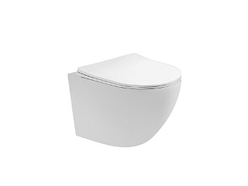 Унитаз подвесной Aquatek ЕВРОПА AQ1900T-00 белый с сиденьем микролифт безободковый смыв торнадо