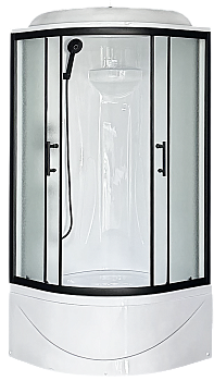 Душевая кабина Royal Bath BK RB90BK1-M-BL Practic 90х90 четверть круга с крышей ориентация универсальная Душевая кабина Royal Bath BK RB90BK1-M-BL Practic 90х90 четверть круга с крышей ориентация универсальная