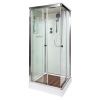 Душевая кабина AvaCan K401SEL 100х100 квадратная с крышей ориентация универсальная
