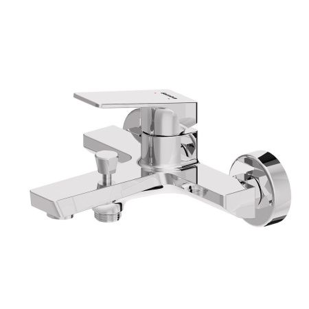 Смеситель для ванны и душа Damixa Merkur 401000000 настенный хром