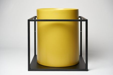 Раковина из сантехнического фарфора Galassia Core 7305OC 40х40 напольная цвет желтый