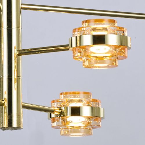 Люстра на штанге Delight Collection Indiana (Индиана) MX22030002-6A gold/champagne - фото 3