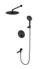 Душевая система Wonzon & Woghand WW-88929010-MB встраиваемая в стену цвет черный с термостатом