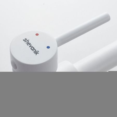 Смеситель для кухни Shevanik S228C на мойку белый