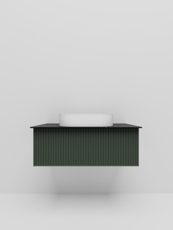 Тумба со столешницей La Fenice TERRA NFNC-01-TER-G-80-3-GB 80х50 подвесная цвет синий/серый