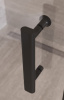 Душевой уголок BelBagno UNO-195 UNO-195-AHF-31-100/90-C-NERO 100х90 стекло прозрачное профиль черный без поддона