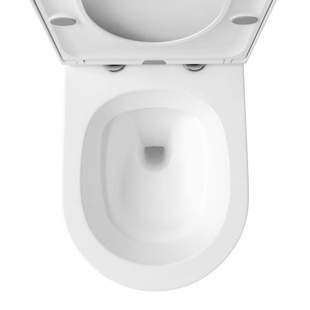 Унитаз-компакт напольный с бачком Lavinia Boho Biore 3304001R белый с сиденьем микролифт безободковый каскадный смыв