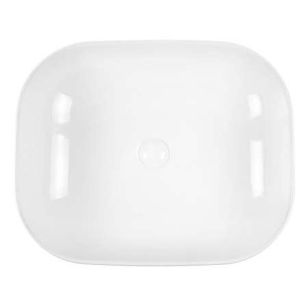 Раковина из сантехнического фарфора Bond Cube S61-500 50х40 накладная цвет белый глянцевый