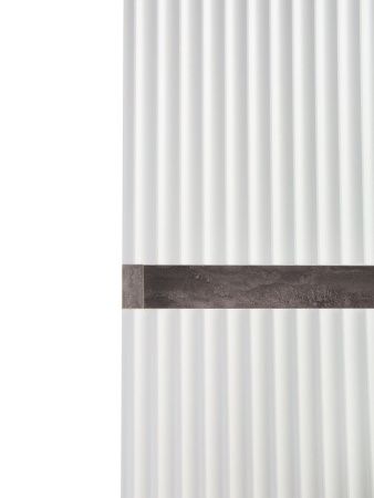 Шкаф-пенал RUNO Модена 00-00001422 35х30х150 подвесной цвет серый