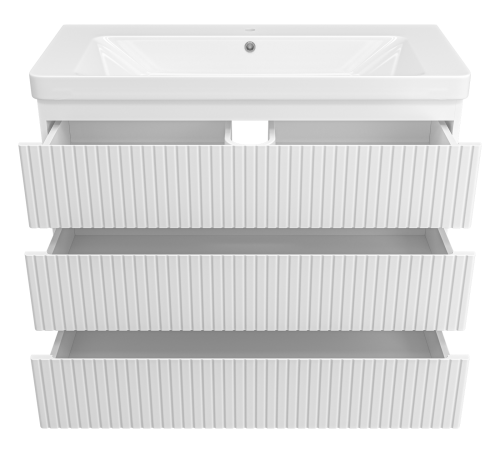 Тумба под раковину Brevita Victory VIC-07105-0103Я 101х45х73 напольная - фото 3