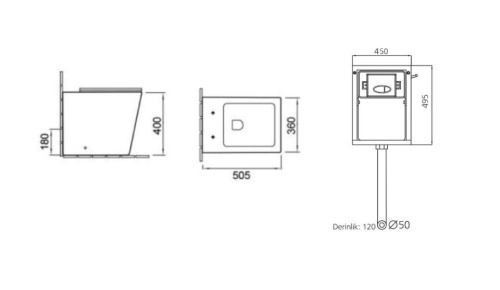 Унитаз напольный с бачком SantiLine SL-5021 цвет белый с сиденьем микролифт безободковый смыв воронка-водоворот - фото 4