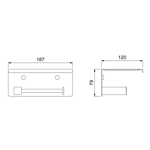 Бумагодержатель Timo Selene 17044/17 - фото 3