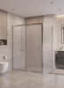 Душевой уголок BelBagno UNO-195 UNO-195-AH-1-150/90-P-Cr 150х90 стекло рифленое профиль хром без поддона