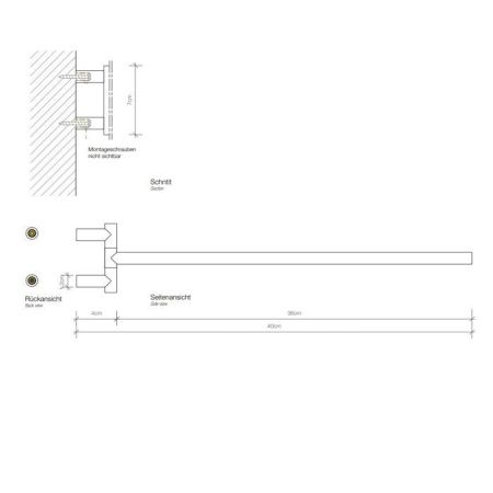 Полотенцедержатель Decor Walther Mikado 520600