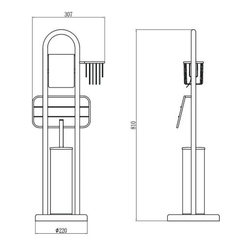 Стойка Savol S-00Y709 - фото 3