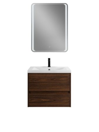 Тумба под раковину Art&Max Family-M Family-M-580-2C-SO-BO 60х50 подвесная цвет коричневый