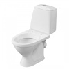 Унитаз-компакт напольный с бачком Santeri Соната 1P2062S0000BF белый с сиденьем микролифт каскадный смыв