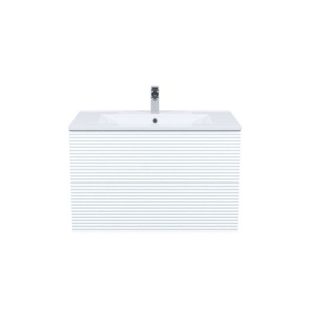 Тумба с раковиной Iddis Bild BIL80W0i95K 80х50 подвесная цвет белый