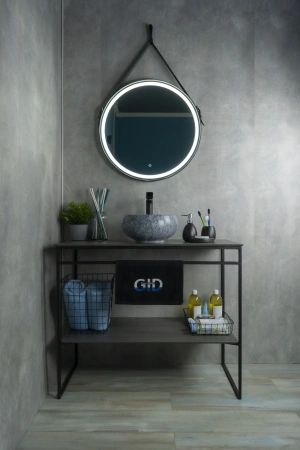 Раковина керамическая Gid Esfera 54433 30х30 накладная цвет многоцветный без отверстий под смеситель