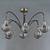 Люстра на штанге Illumico IL0433 IL0433-8PSQ-79 BK AB