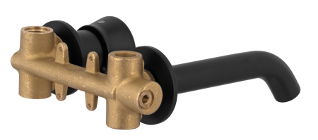 Смеситель для раковины Remer Element ET15PNO встраиваемый в стену черный