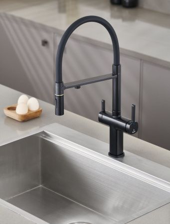 Смеситель для кухни Rose R358H на мойку черный