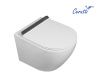 Унитаз подвесной Cerutti SPA CT9956 белый с сиденьем микролифт безободковый смыв торнадо