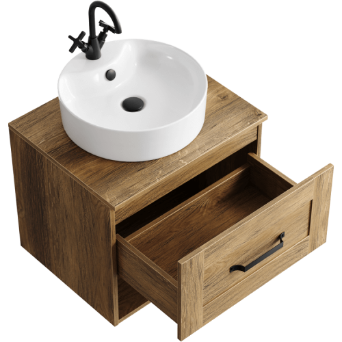 Тумба под раковину Aqwella Craft CRF0106DB 60x48x50 подвесная - фото 2