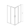 Душевой уголок Vincea Rapid VSS-3R90CL 90х90 стекло прозрачное профиль хром глянцевый без поддона
