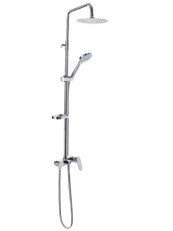 Душевая стойка River CRATER 10000002967 настенная цвет хром