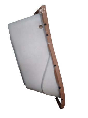 Ванна акриловая Timo VINO VINO1590L-KTVINO15-SPV1505-FPVINO15L 150х90 пристенная асимметричная с каркасом