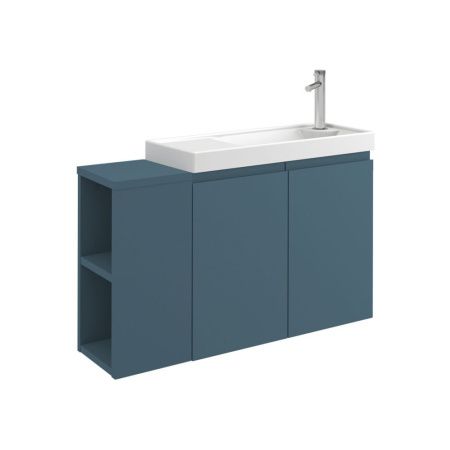 Полка Orka Ferla 3005974 20х50 подвесная цвет синий