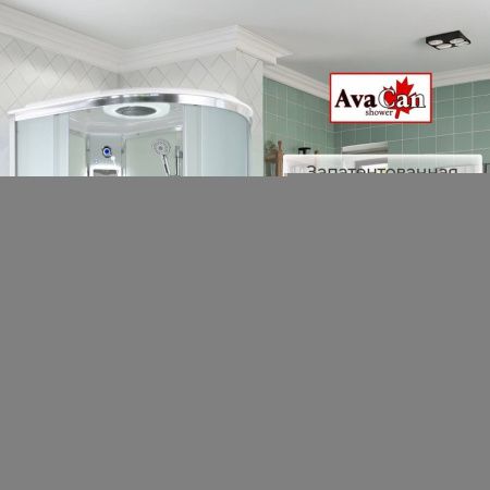 Душевая кабина AvaCan EM EM2912LLED 120х90 асимметричная с крышей ориентация левая