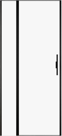 Душевая дверь Allen Brau Priority 3.31003.BBA 90х200 стекло прозрачное профиль черный