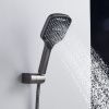 Душевая система Shevanik S4135T встраиваемая в стену цвет оружейная сталь