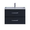 Тумба под раковину Uperwood Foster 291020516 70х50 подвесная цвет черный