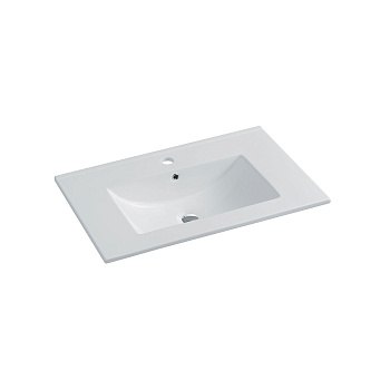 Раковина из сантехнического фарфора Vincea VBS-13970 62х47 встраиваемая цвет белый 1 отверстие под смеситель