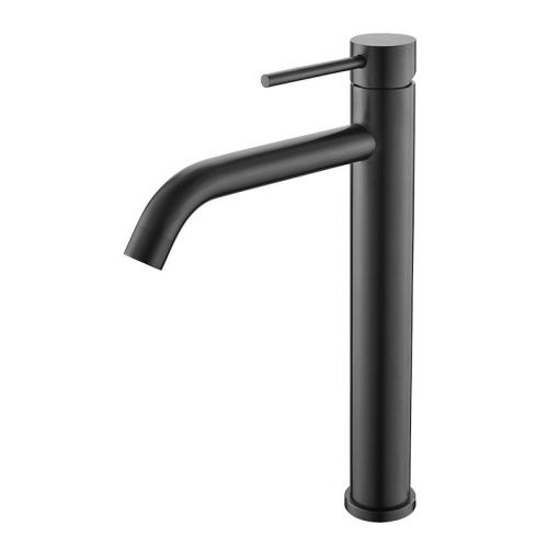 Смеситель для раковины Voda VSL25GM на столешницу вороненая сталь - фото 2