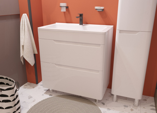Тумба с раковиной Эстет Kare Luxe ФР-00015241 89,8х44,6х86 напольный - фото 2