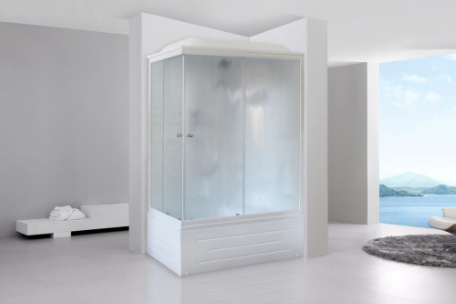 Душевая кабина Royal Bath BP RB8100BP1-M-R 100х80 прямоугольная с крышей - фото 2