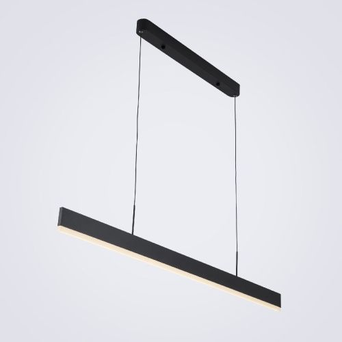 Линейный светильник LED4U L8668-1200 BK - фото 2