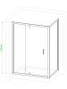Душевой уголок Royal Bath HV RB8140HV-C-CH 140х80 стекло рифленое профиль хром без поддона