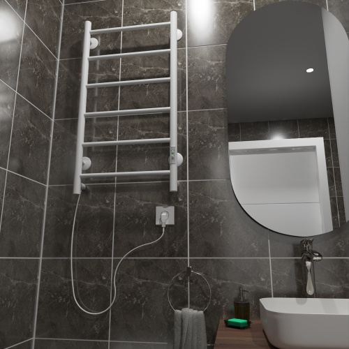 Полотенцесушитель Тругор Аспект Пэк сп АспектПэксп1/8040белВГП 43х80 электрический белый - фото 2