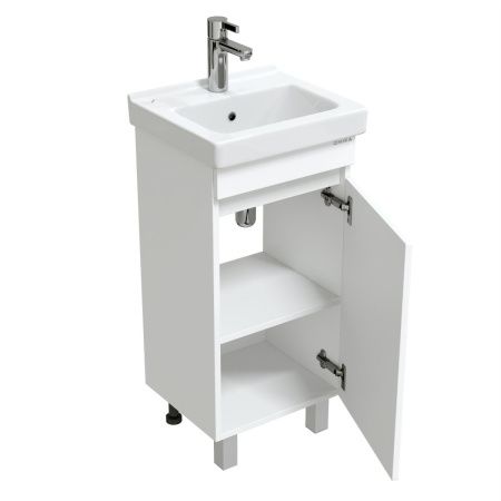 Тумба под раковину Onika Милтон 104009 40х30 напольная цвет белый