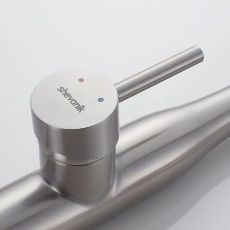 Смеситель для кухни Shevanik S123L-9 на мойку сатин